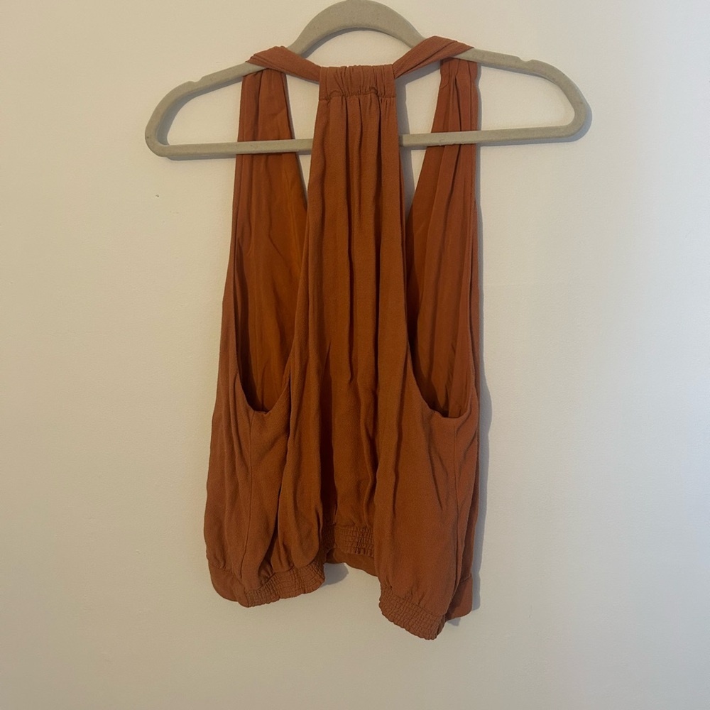 Free People Terracotta Cross My Heart Tank - Picture 4 of 6